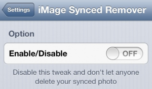 iMageSynced Remover iphone cydia bigboss
