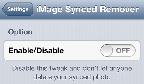 iMageSynced Remover iphone cydia bigboss