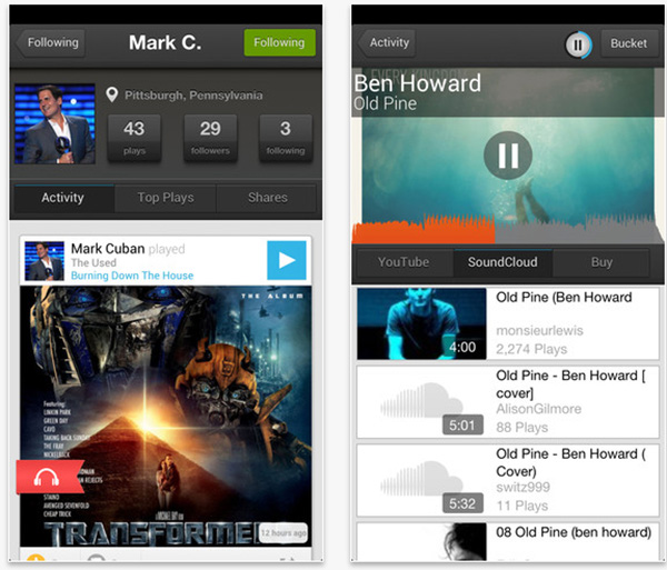 soundwave app musica iphone