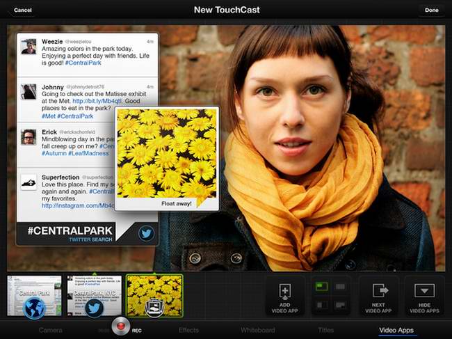 touchcast ipad video