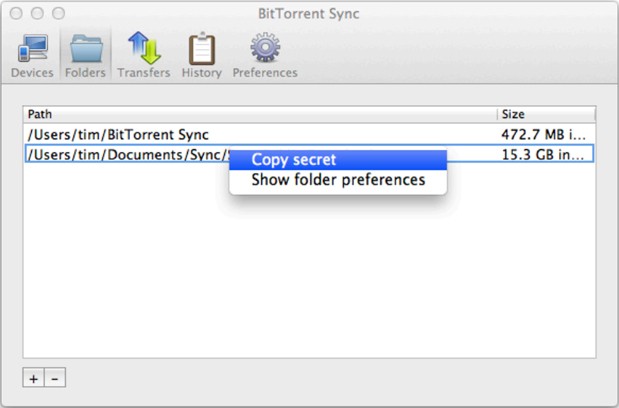 bittorrent sync iphone ipad