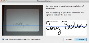 preview pdf firma digitale mac os x