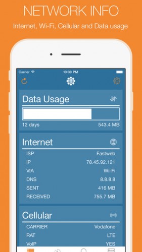 network my data download ios iphone