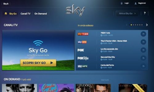 streaming sky go