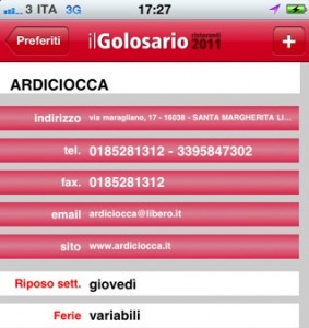 Ristoranti del Golosario